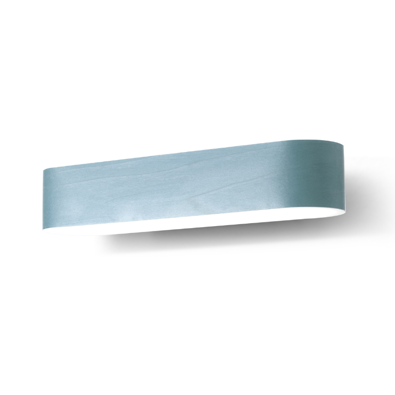The I-Club Small Wall from LZF lamps with sea blue veneer.