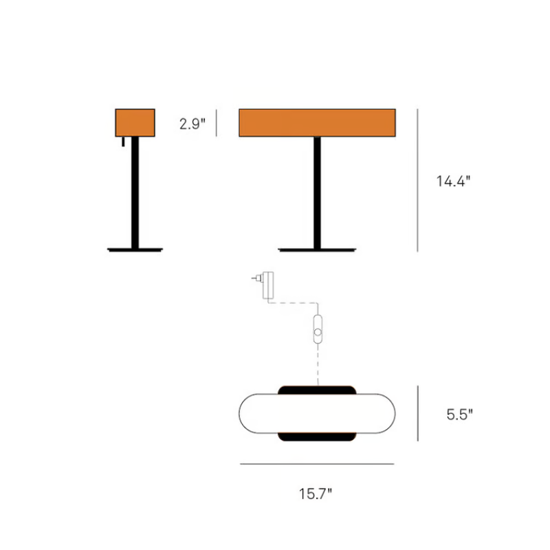 The I-Club Table from LZF lamps dimensions. all-groups