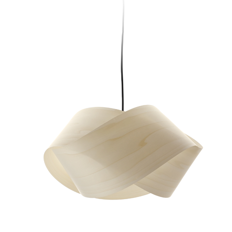 The Nut Suspension from LZF Lamps in ivory white.