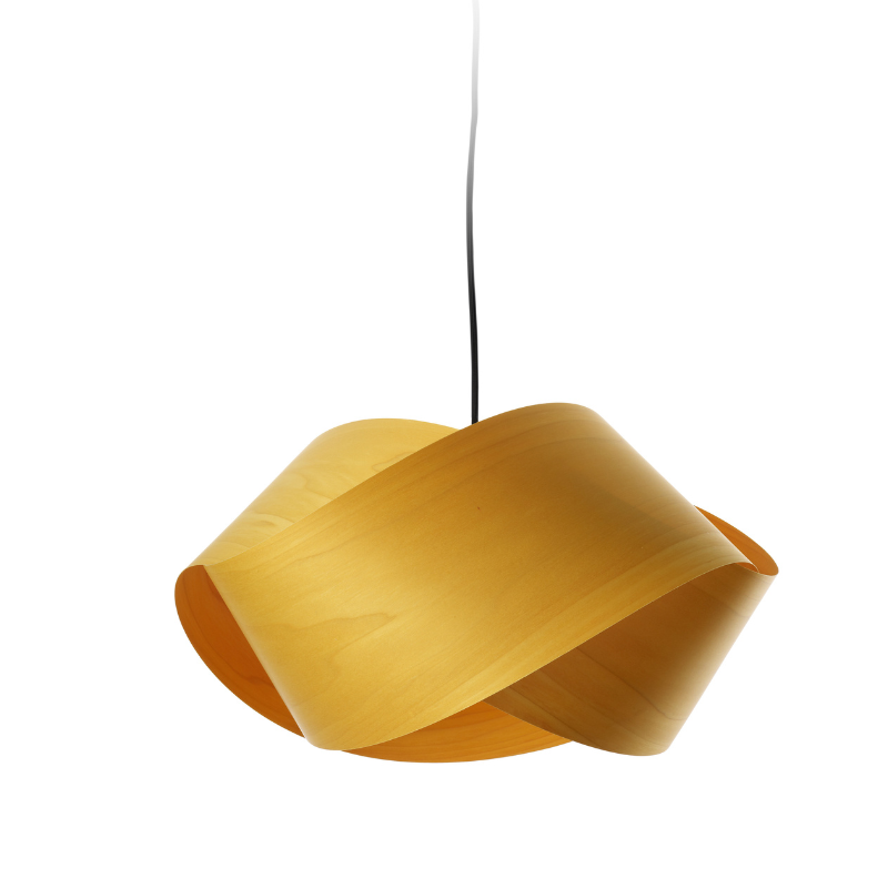 The Nut Suspension from LZF Lamps in yellow.