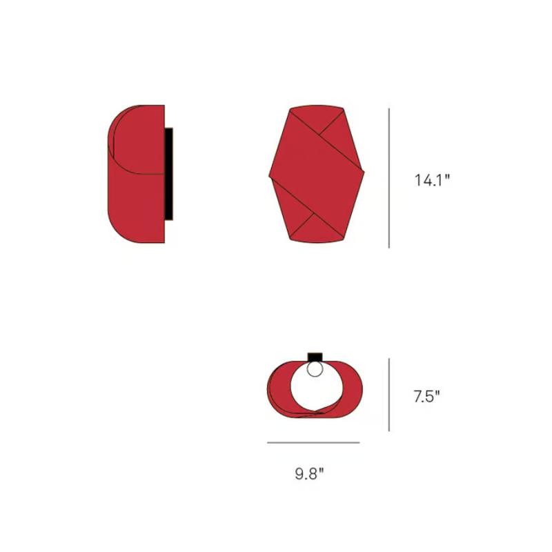 The Orbit Wall from LZF lamps dimensions. all-groups