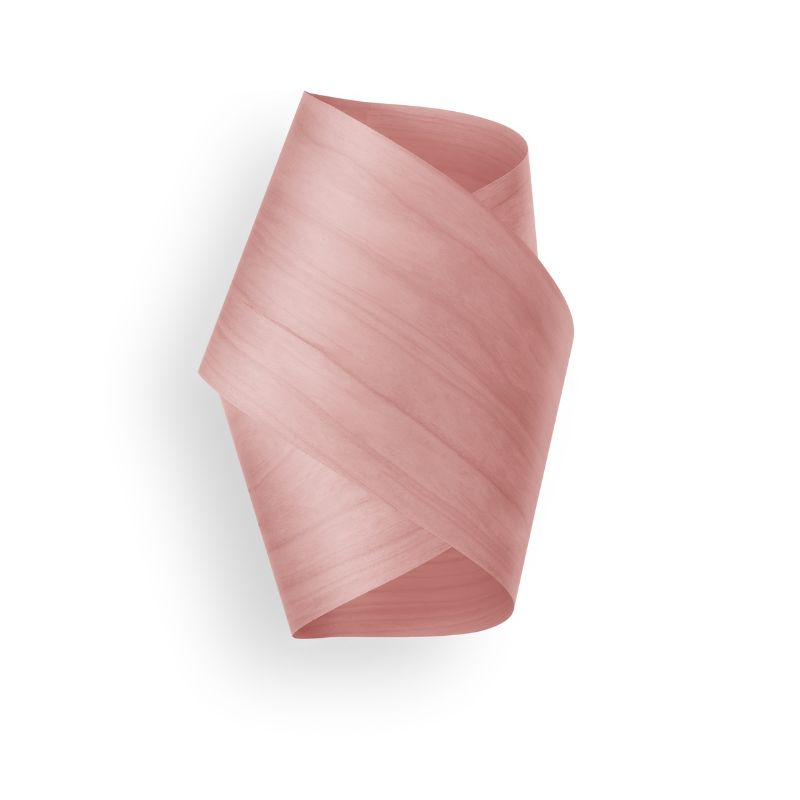 The Orbit Wall from LZF lamps in pale rose.