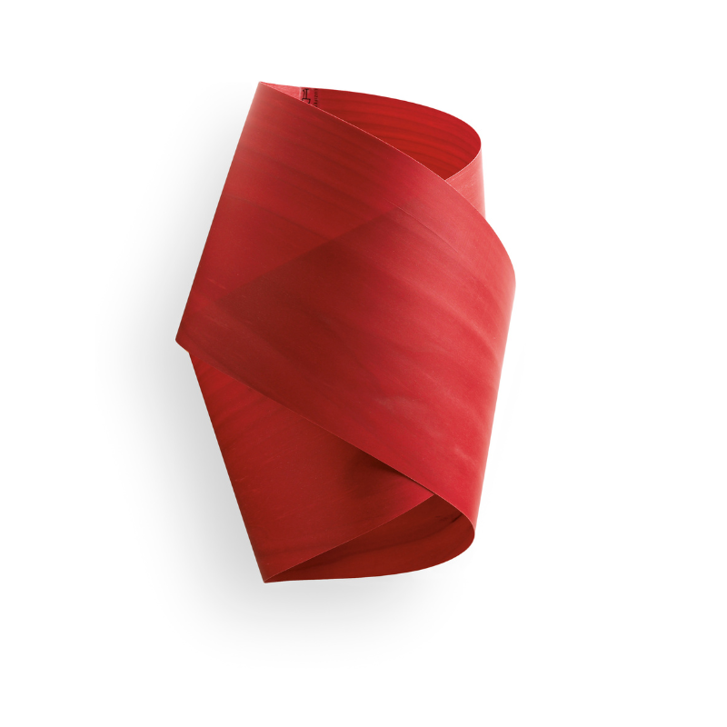 The Orbit Wall from LZF lamps in red.