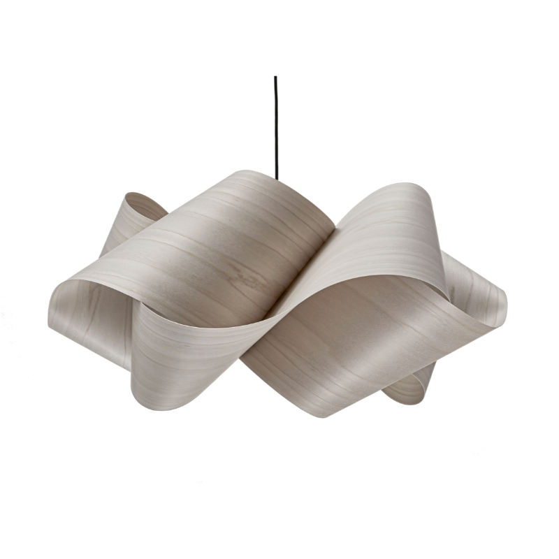 The Swirl Suspension from LZF Lamps in grey.
