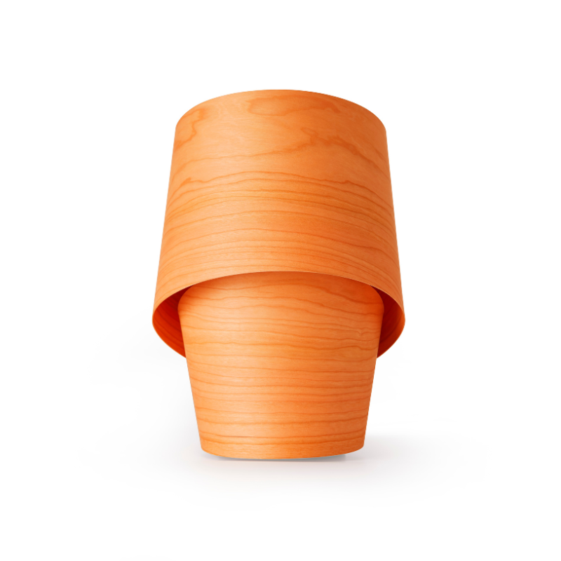 The Tiny Table from LZF lamps in orange.