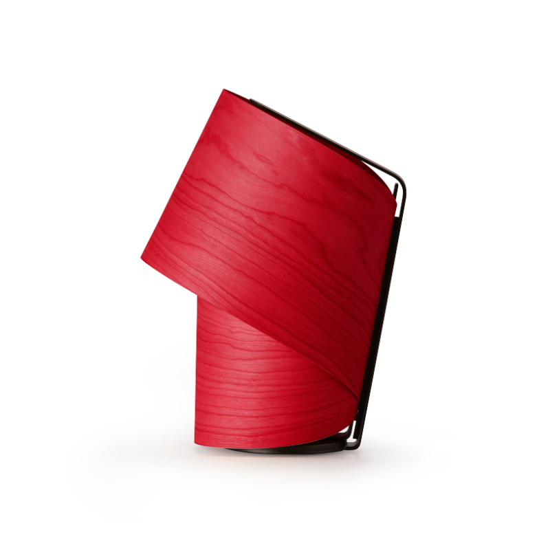 The Tiny Table from LZF lamps in red.