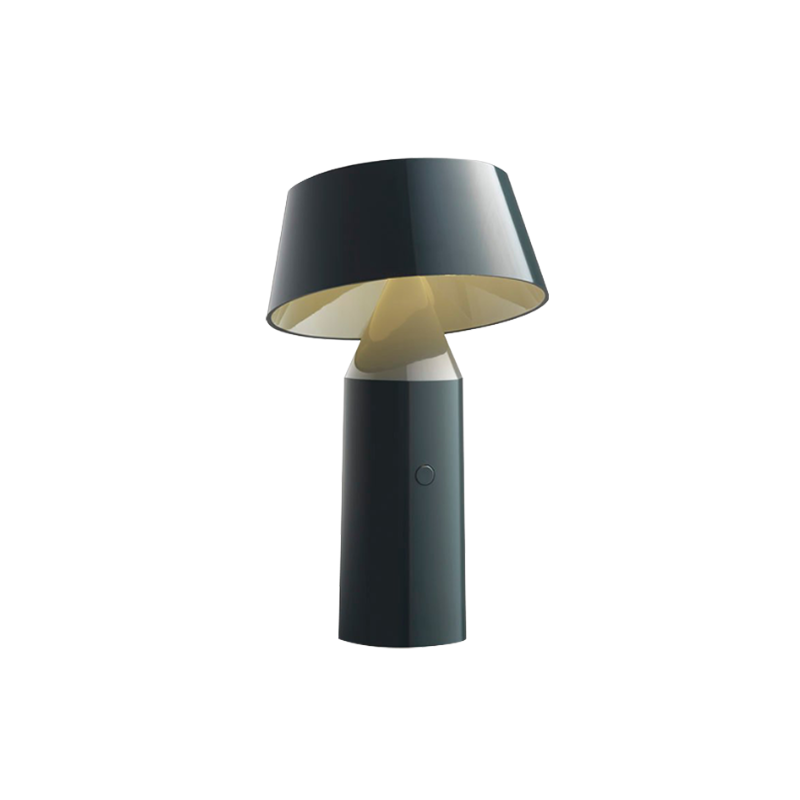 The Bicoca Portable Table Lamp from Marset in anthracite.