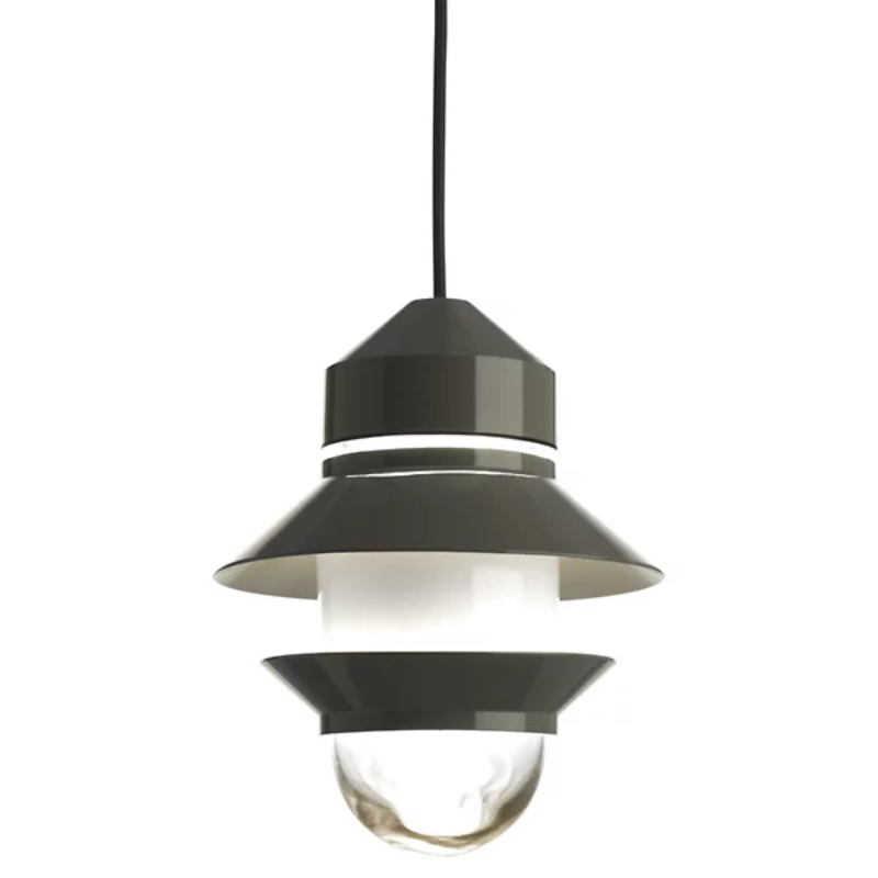 The Santorini Outdoor Pendant from Marset in gray.