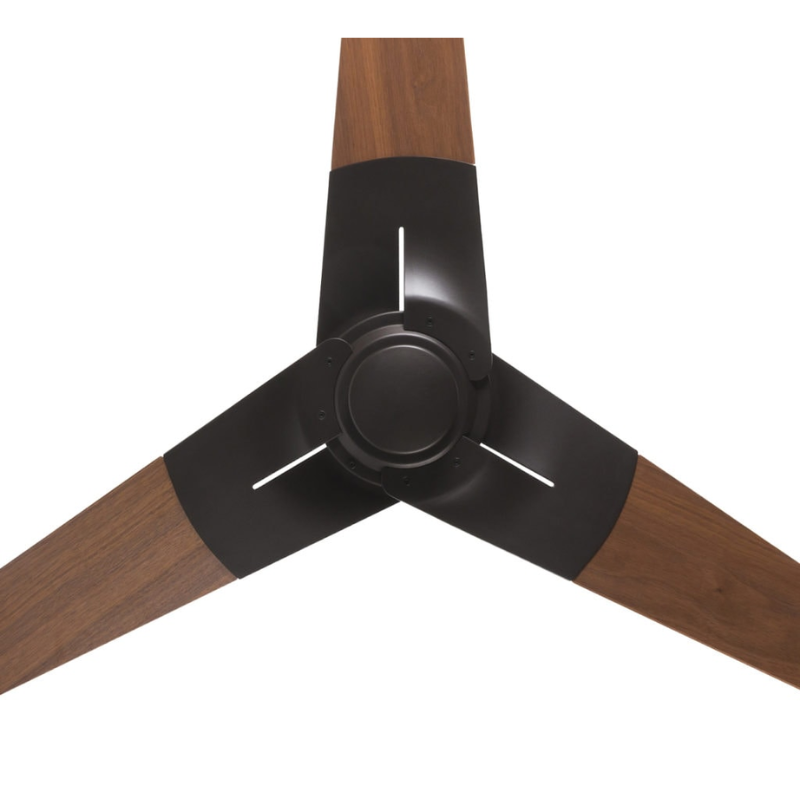 The Torsion - 52" from The Modern Fan Co. when looked at from below.