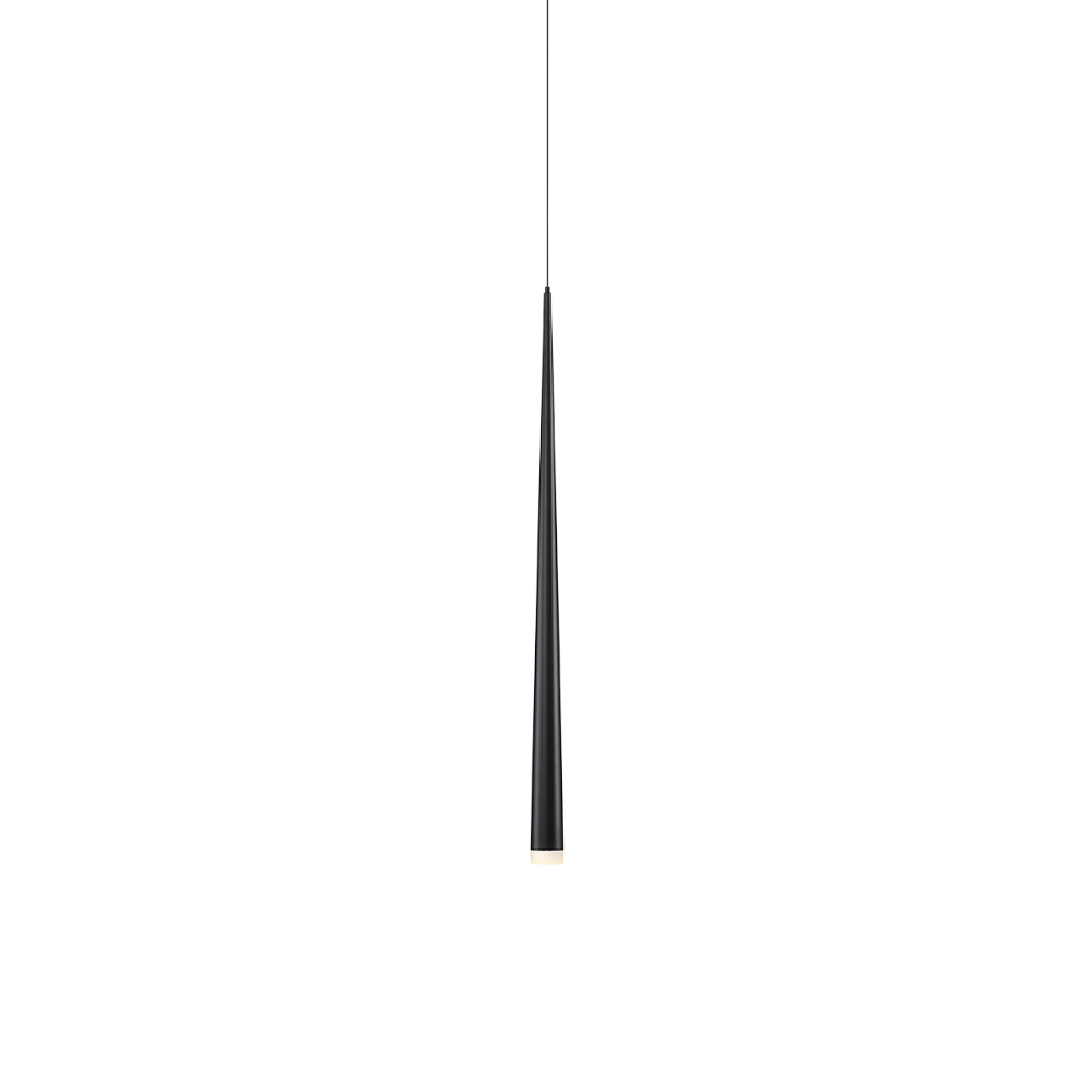 The 28 inch black Cascade Pendant Light from Modern Forms.