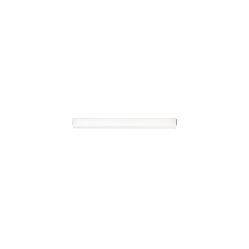 The Lightstick LED bathroom vanity wall sconce by Modern Forms, 19-inch, in Brushed Aluminum.