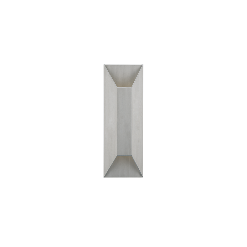 The 16 inch Maglev from Modern Forms in brushed aluminum from the front.