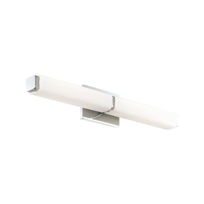 Vogue Bathroom Vanity Light, 27-inch in chrome.