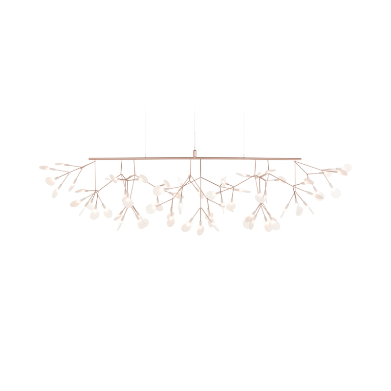 The copper Heracleum III Linear from Moooi.