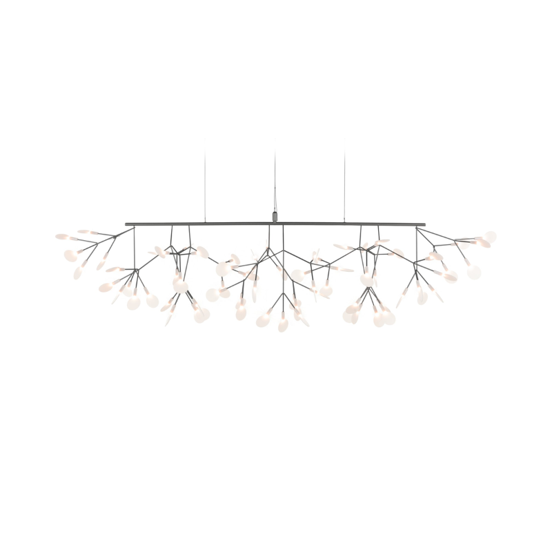 The nickel Heracleum III Linear from Moooi.