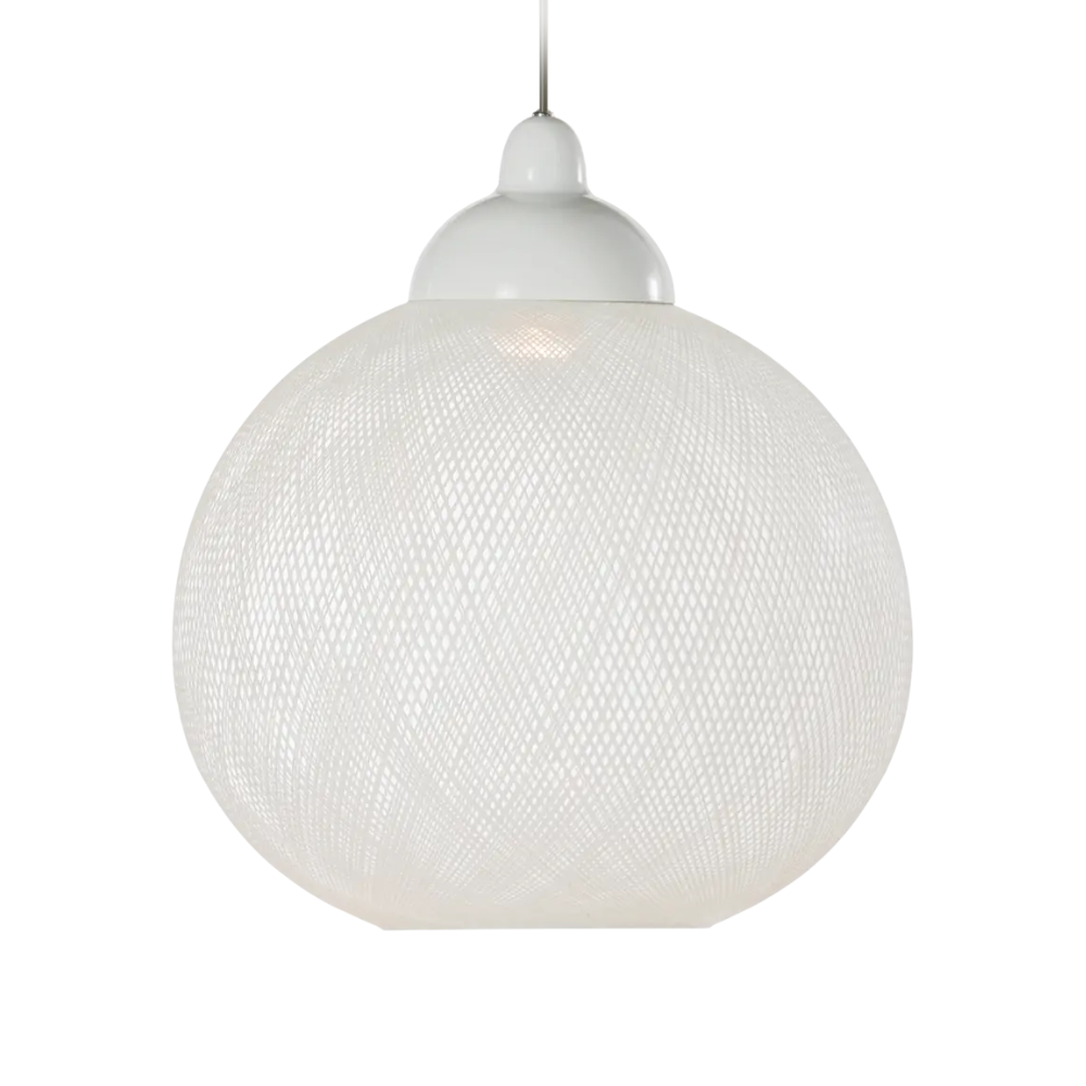 Non Random Pendant by Moooi, size D48 in White.