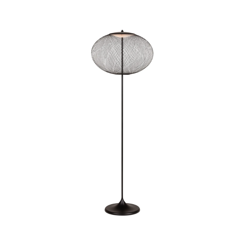 The black NR2 Floor Lamp from Moooi.