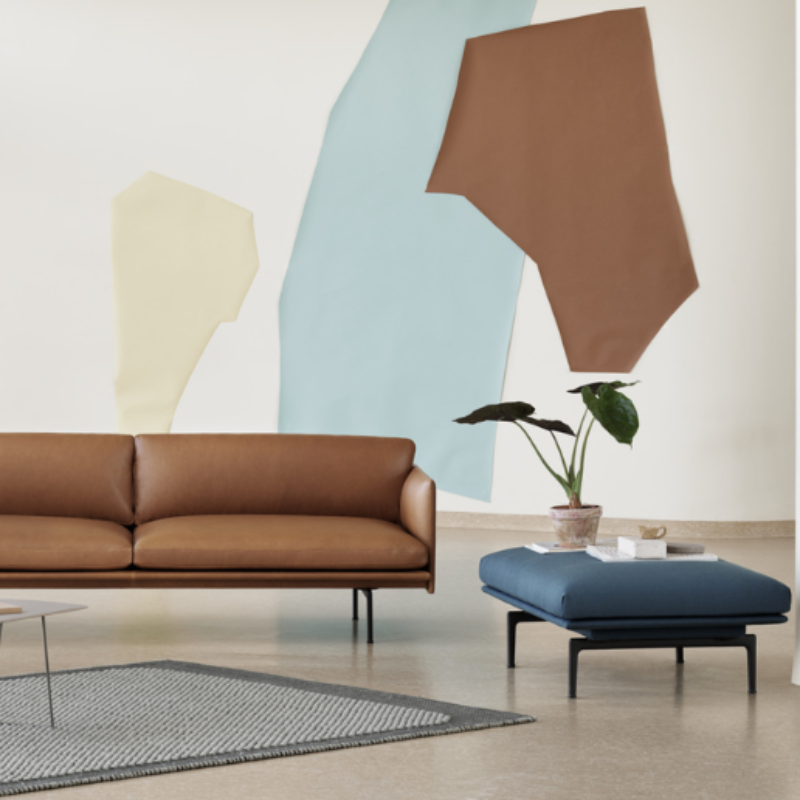 The Airy Coffee Table from Muuto in gray a designer home.