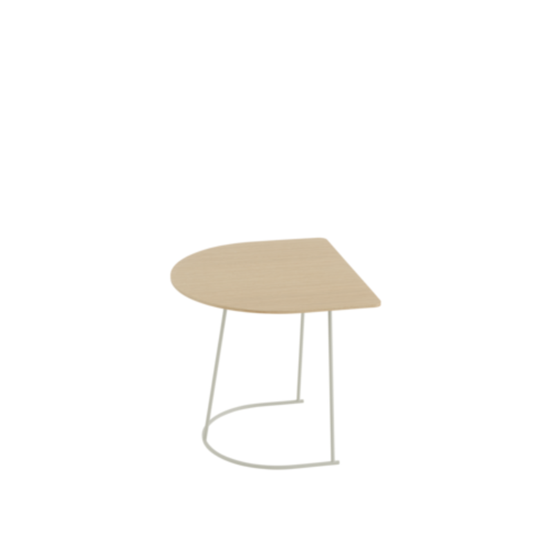 The Airy Coffee Table Half Size Oak from Muuto.