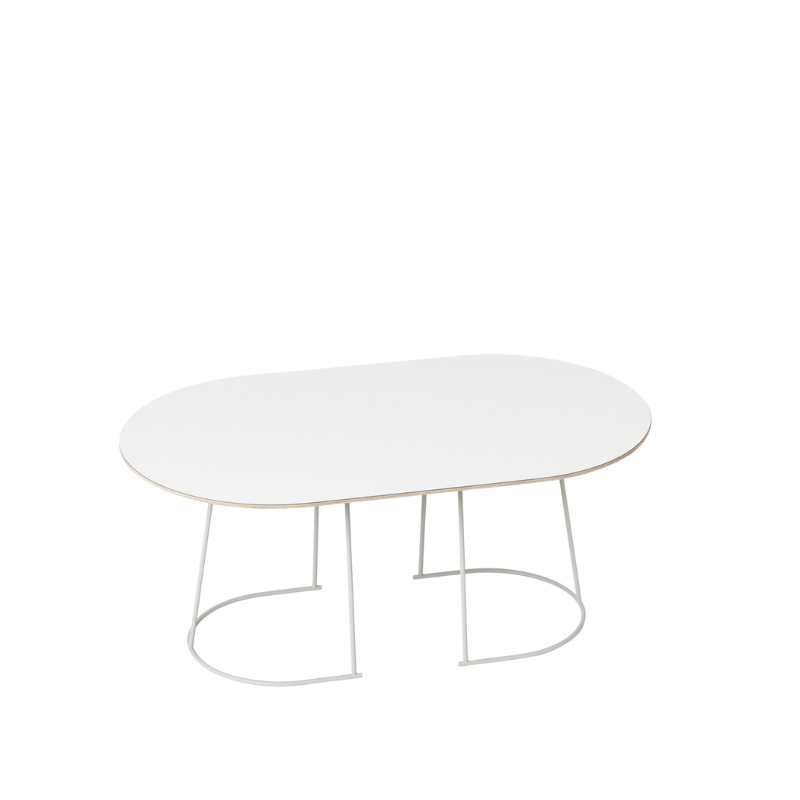 The medium Airy Coffee Table from Muuto in off-white.
