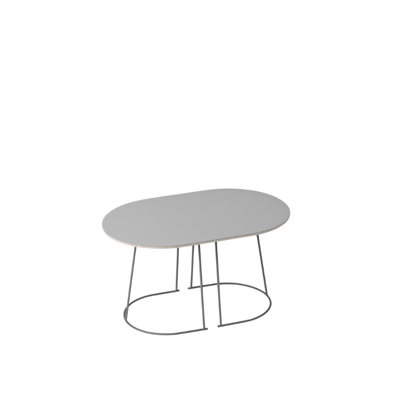 The small Airy Coffee Table from Muuto in gray.