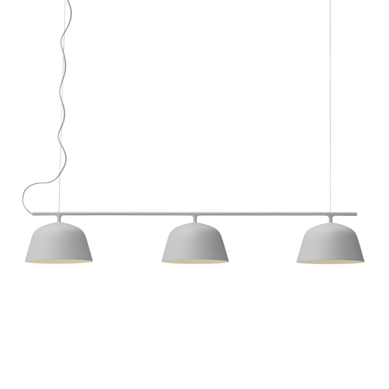The Ambit Rail Lamp from Muuto in gray.