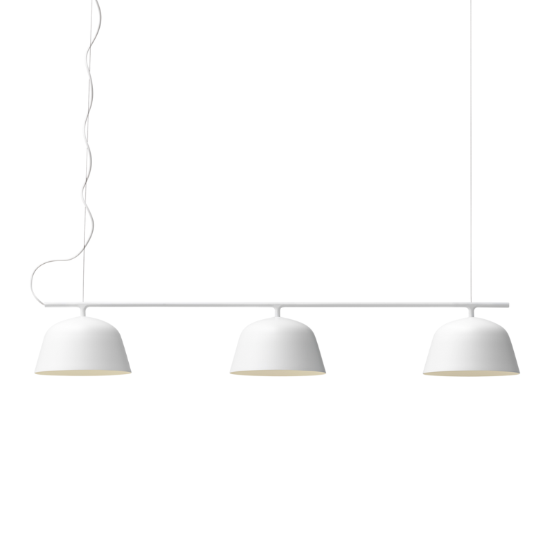 The Ambit Rail Lamp from Muuto in white.