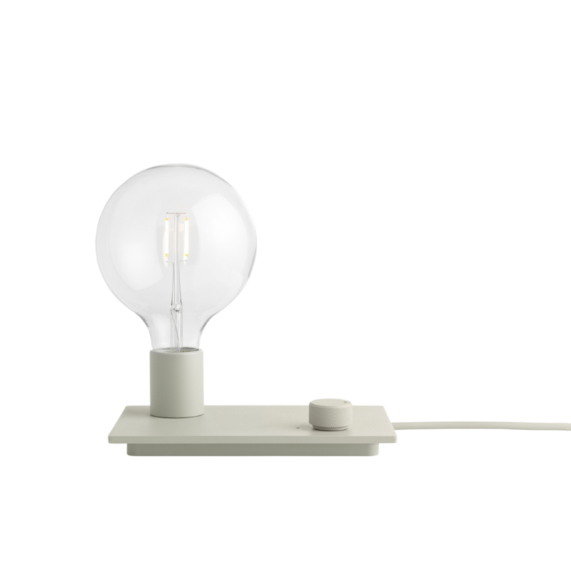 The Control Table Lamp from Muuto in gray.