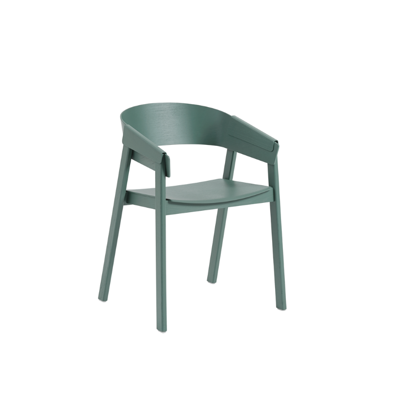 The Cover Armchair from Muuto in green.