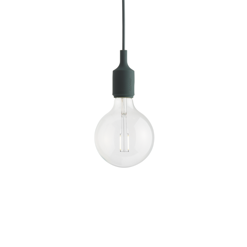 The E27 Pendant Lamp from Muuto in dark green.