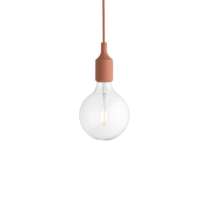 The E27 Pendant Lamp from Muuto in terracotta.