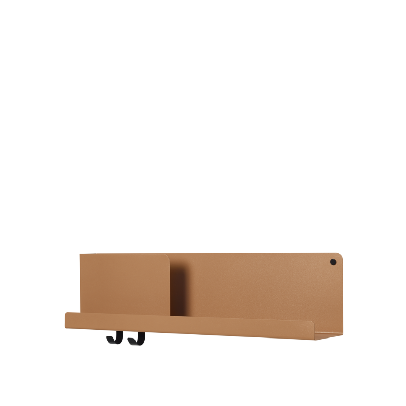 The Folded Shelves 24 Inch Burnt Orange from Muuto.