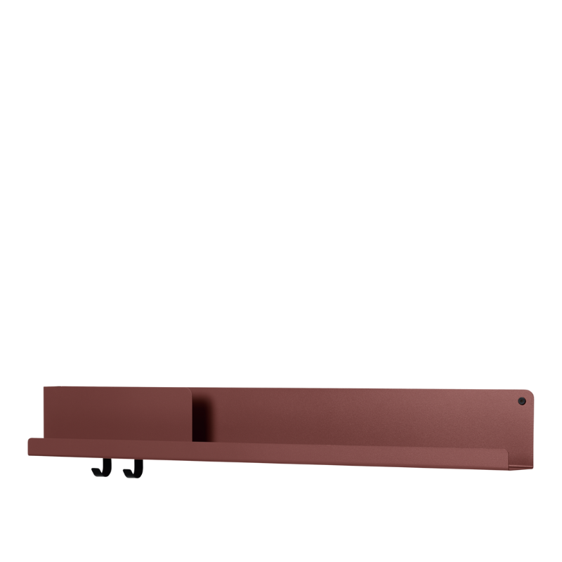 The Folded Shelves 37 Inch Deep Red from Muuto.