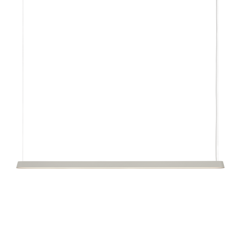 The large Linear Pendant Lamp from Muuto in gray.