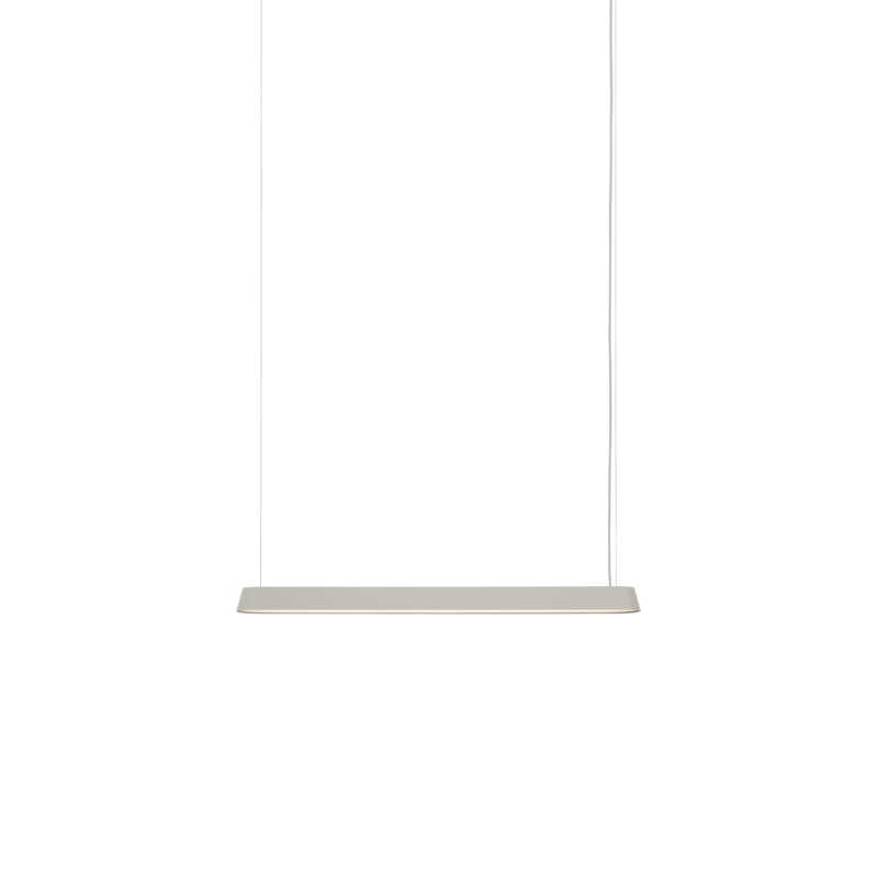The medium Linear Pendant Lamp from Muuto in gray.