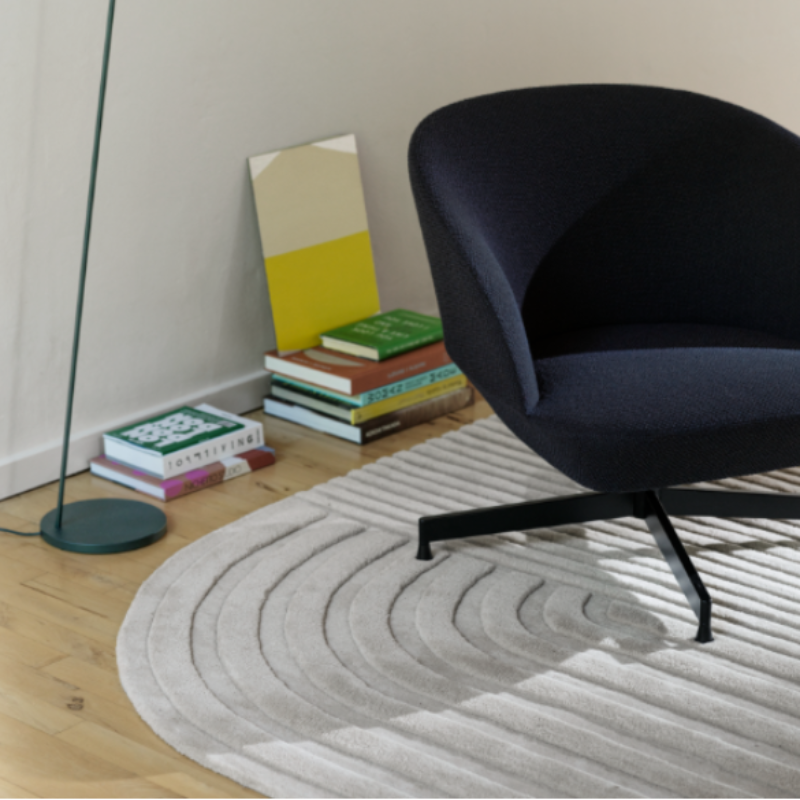 The Relevo Rug from Muuto. A modern area rug.