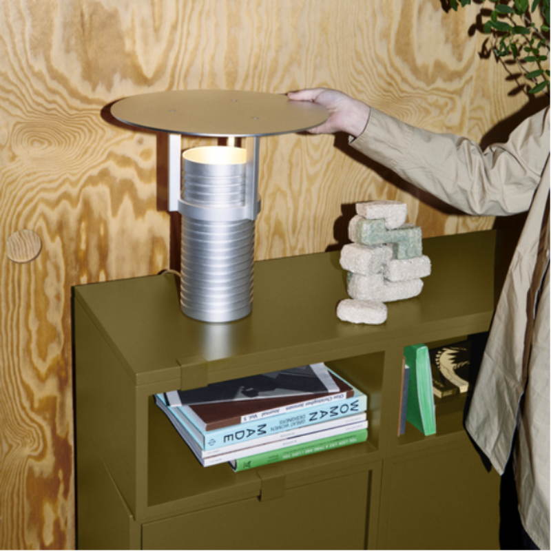 The Set Table Lamp from Muuto in a living space.