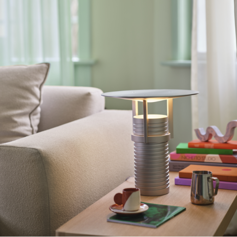 The Set Table Lamp from Muuto in a lounge.