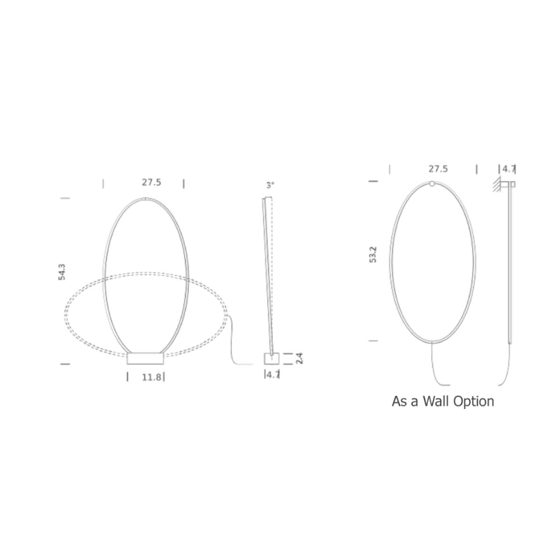 The Ellisse Wall Sconce from Nemo dimensions. all-groups