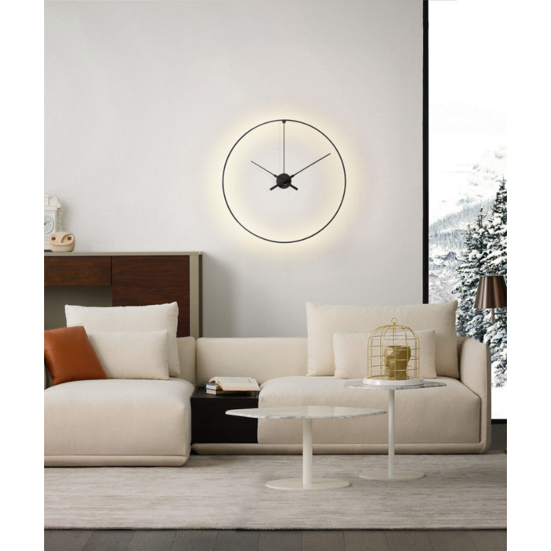 The Ombra Clock from Nomon in a family space.