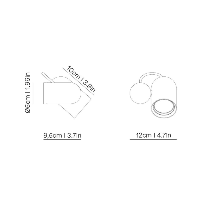 The Onfa Wall Lamp from Nomon dimensions. all-groups