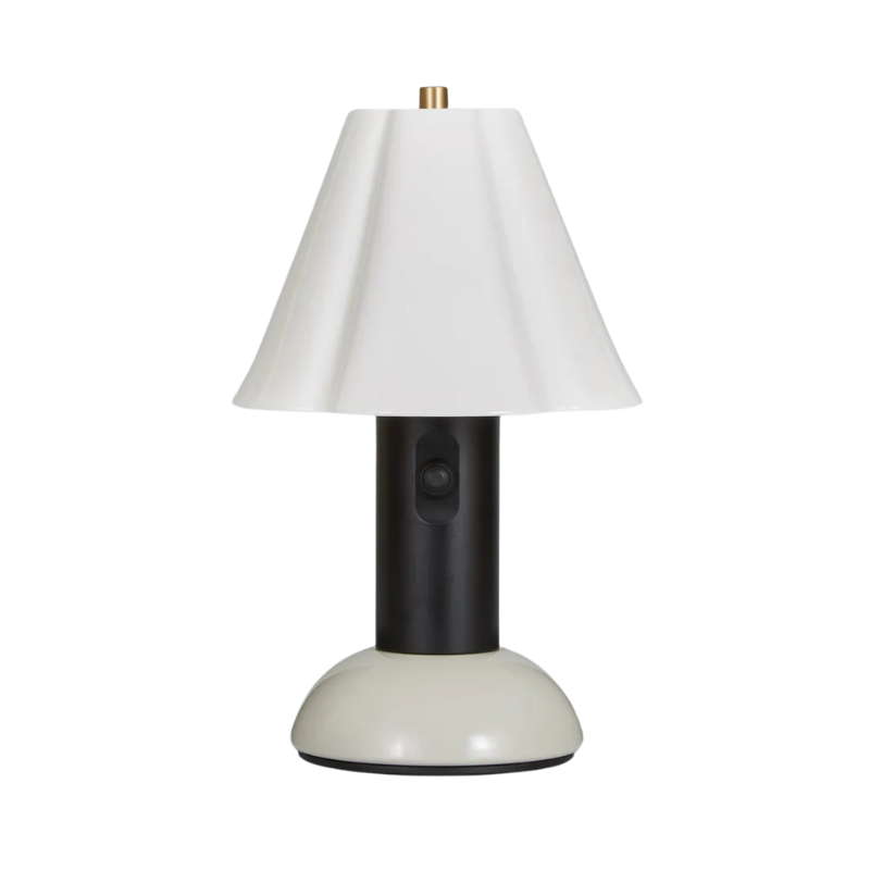 The Blossom Portable Light from Original BTC in putty grey.