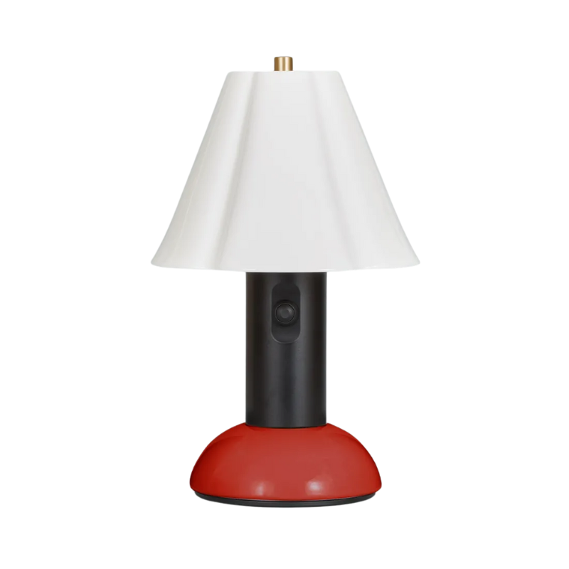The Blossom Portable Light from Original BTC in rusty red.