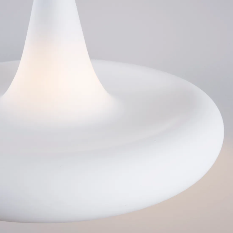 The Drop Three Pendant from Original BTC turned on in detail.