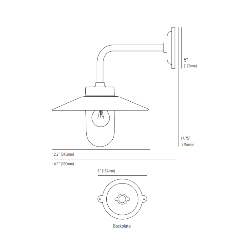 The Exterior Bracket Light from Original BTC dimensions. all-groups