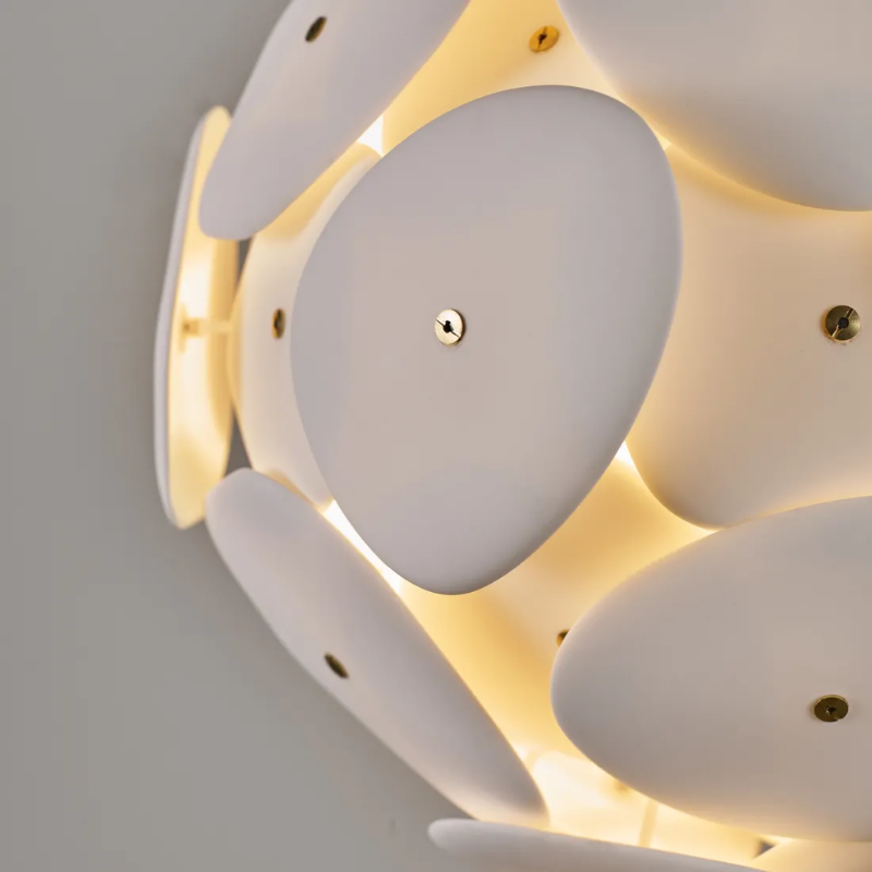 The Pebble Pendant from Original BTC turned on close up.