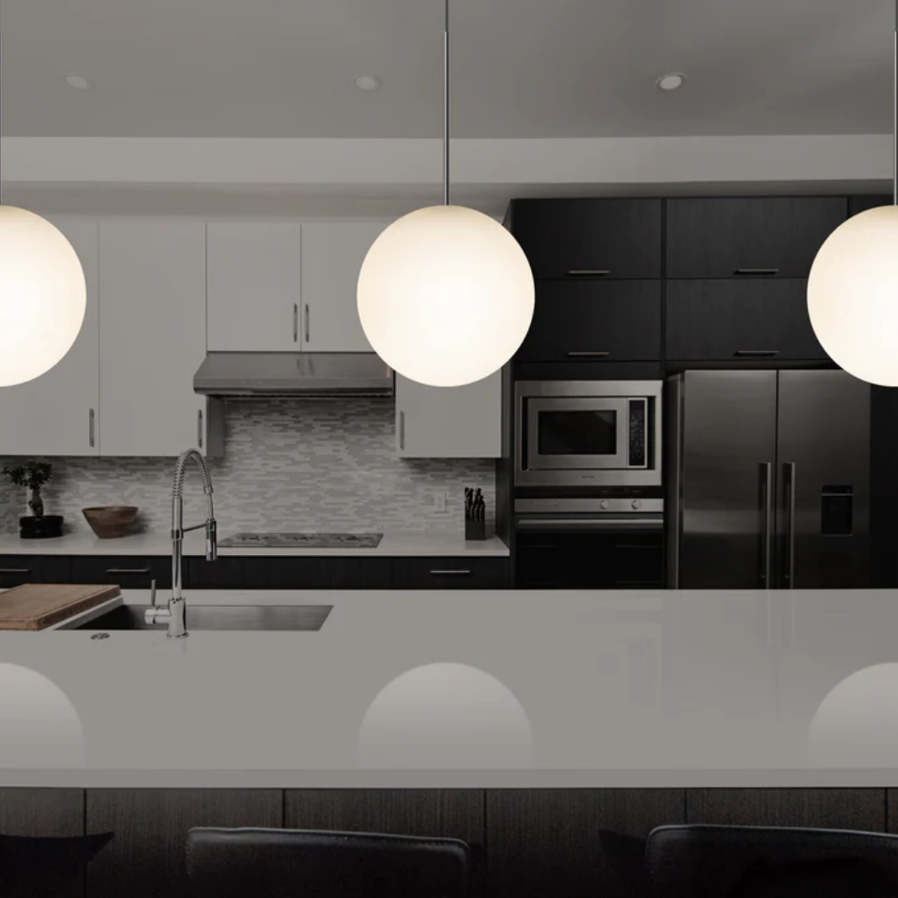 The Bola Sphere from Pablo Designs in a kitchen. all-groups