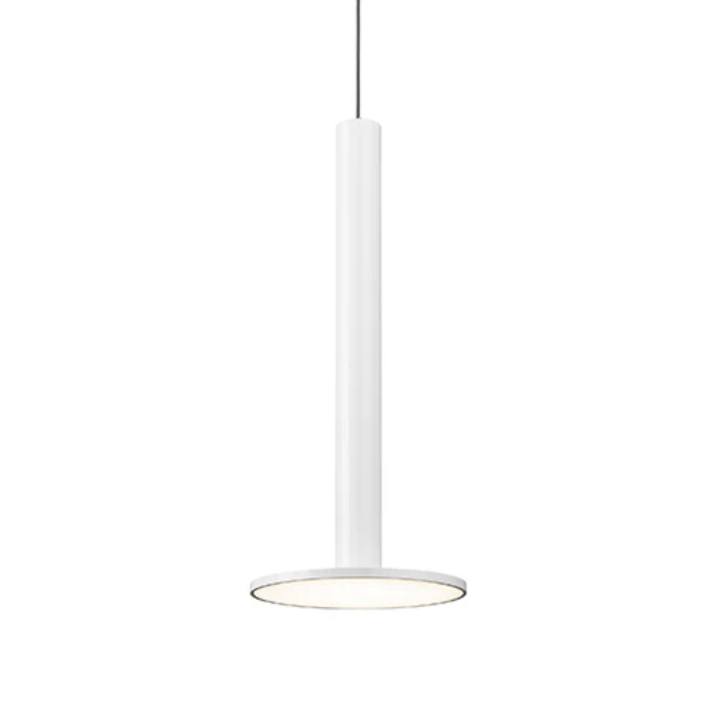 The gloss white Cielo XL Pendant Light from Pablo Designs.