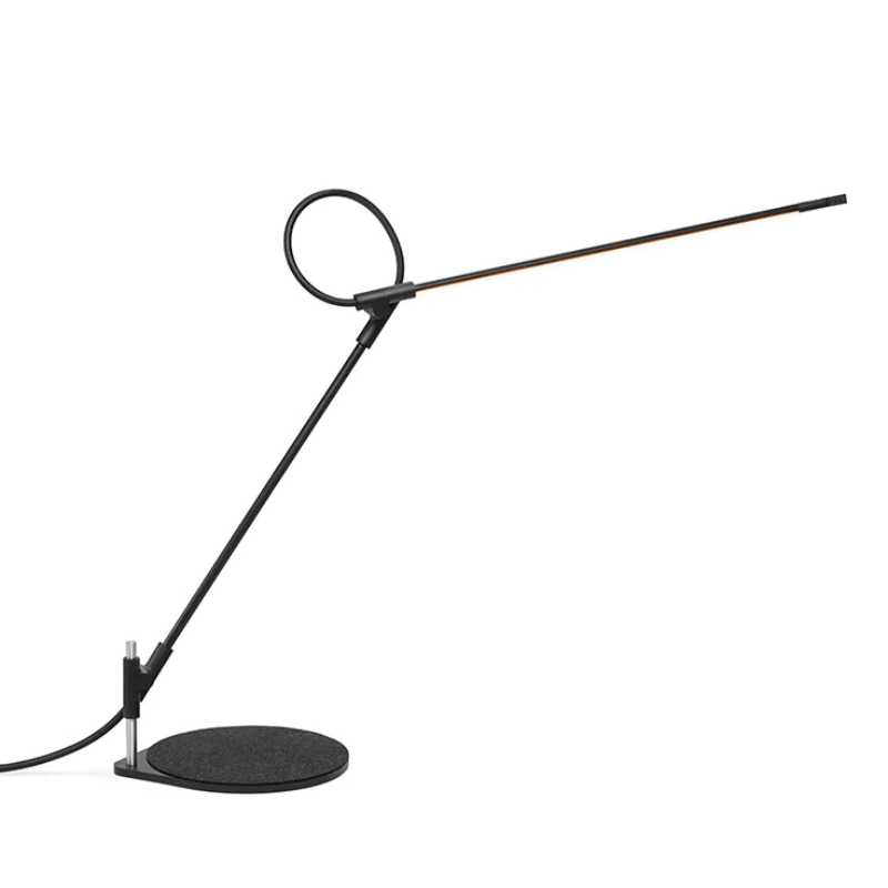 The black Superlight Table Lamp from Pablo Designs.
