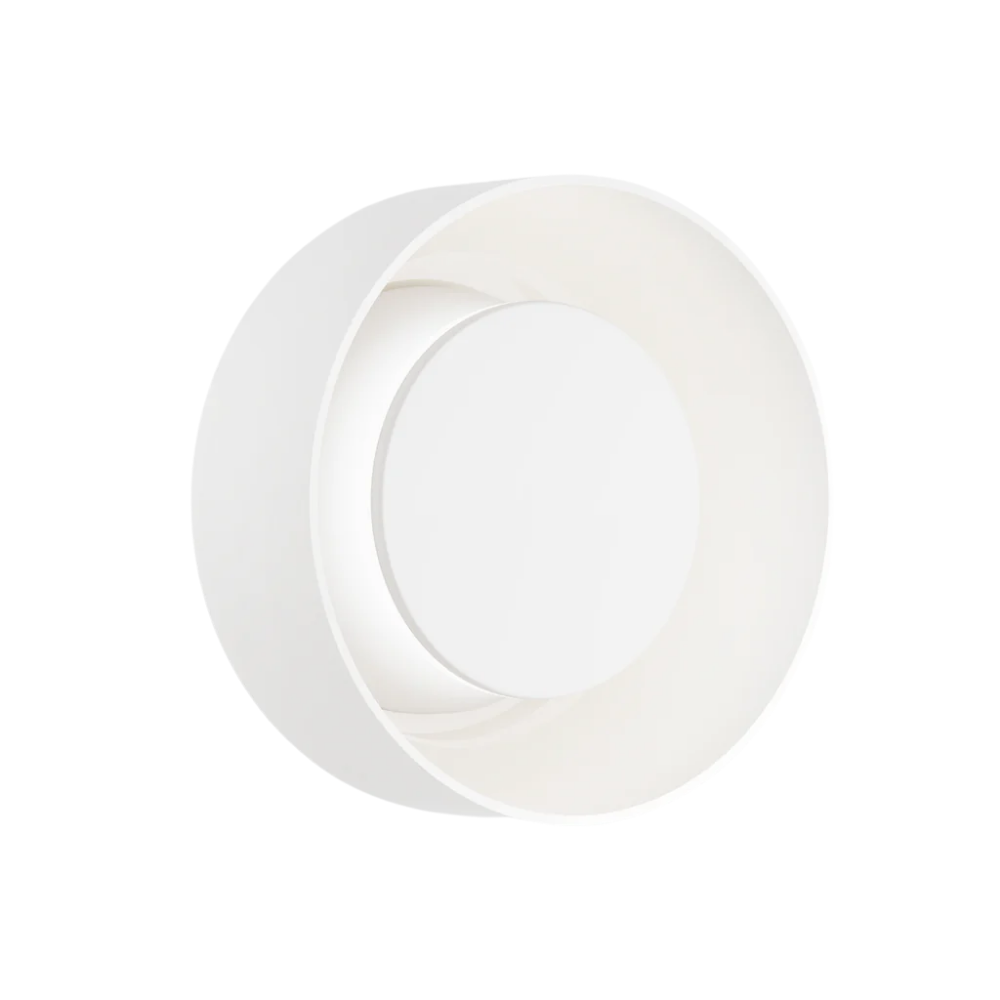 The Totem Sconce by Pablo Designs in White / White / White.